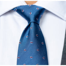 Icon Blue Silk Tie