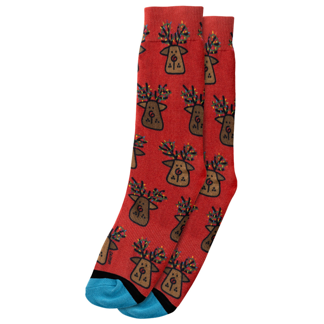 Reindeer Trio Socks