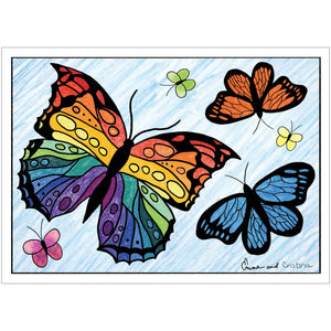 Beautiful Butterflies - Children's Art Project