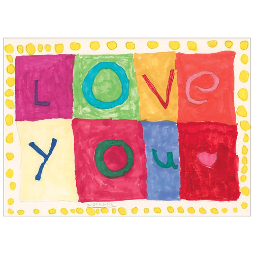 Love You (POD) - Children's Art Project