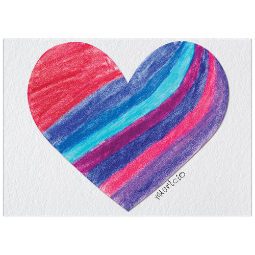 Striped Heart (POD)