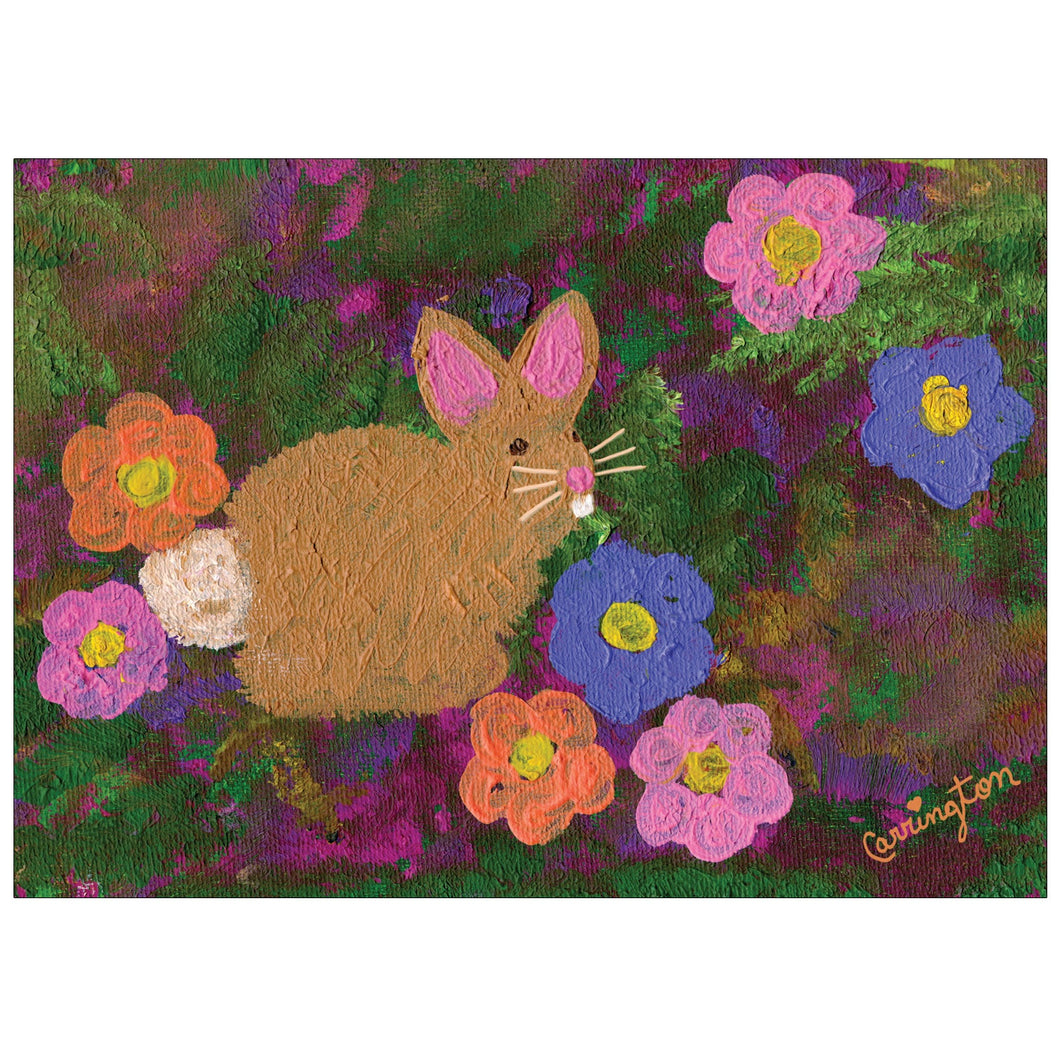 Bunny and Flowers (POD)