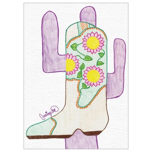 Cactus Flower Boot (POD)