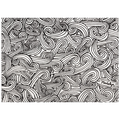 Curved Zentangle (POD)