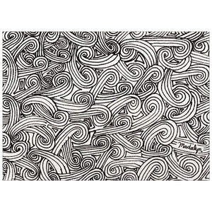 Curved Zentangle (POD)