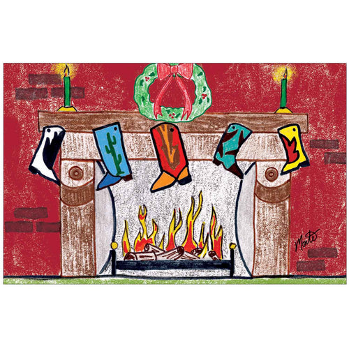 Texas Christmas 10 Card Pack (POD) - Children's Art Project