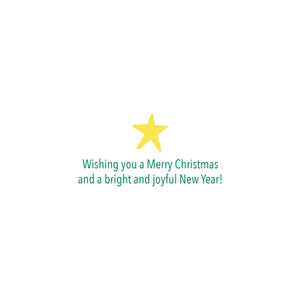 Bright Christmas Photo Card Vertical