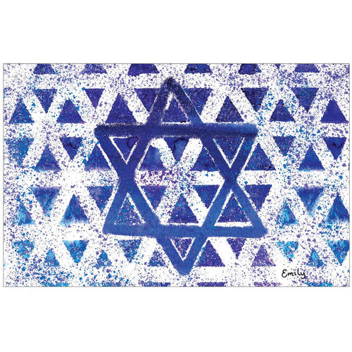 Abstract Hanukkah - Children's Art Project