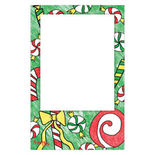 Personalized Christmas Candy Vertical Photo Card