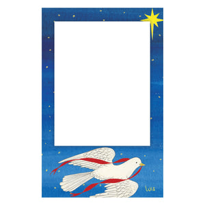 Christmas Dove Vertical Flat