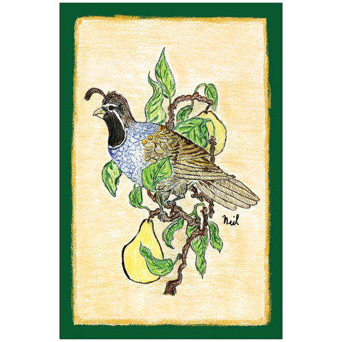 Partridge In A Pear Tree - Children's Art Project