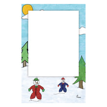 Dandy Snowman Photo Card Vertical