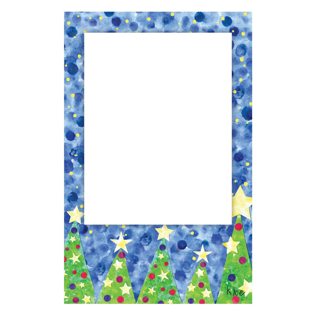 Personalized Starry Christmas Vertical Flat