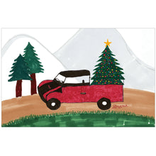 RED TRUCK CARD - Children's Art Project