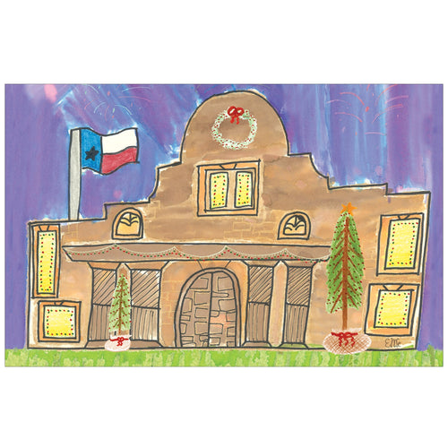 ALAMO CHRISTMAS FLAT - Children's Art Project