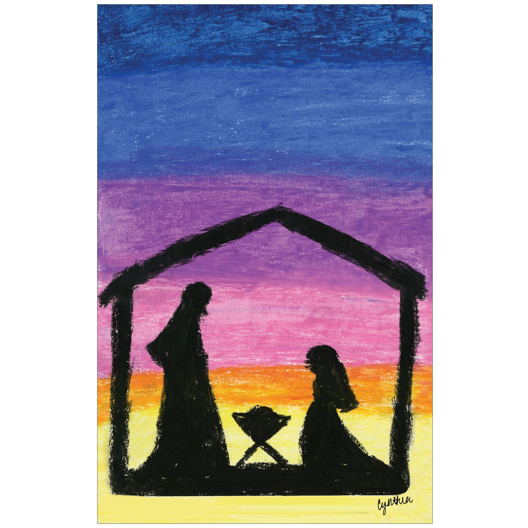 NATIVITY FLAT - Children's Art Project