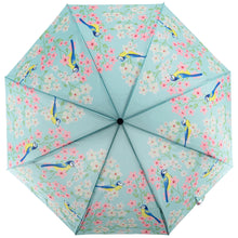 Blue Paridae Umbrella - Children's Art Project