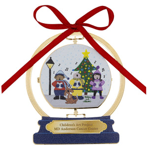 Carolers Spinner 3-D Ornament