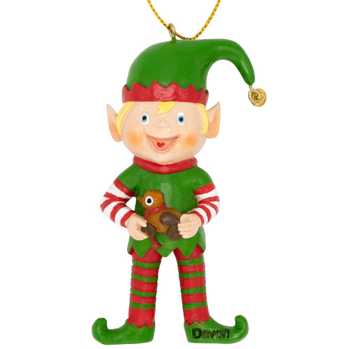 Elf Resin Ornament - Children's Art Project