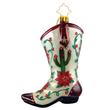 Poinsettia Cactus Boot Radko