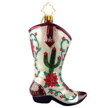 Poinsettia Cactus Boot Radko