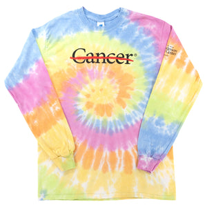 Strikethrough L/S Tie-Dye Tee